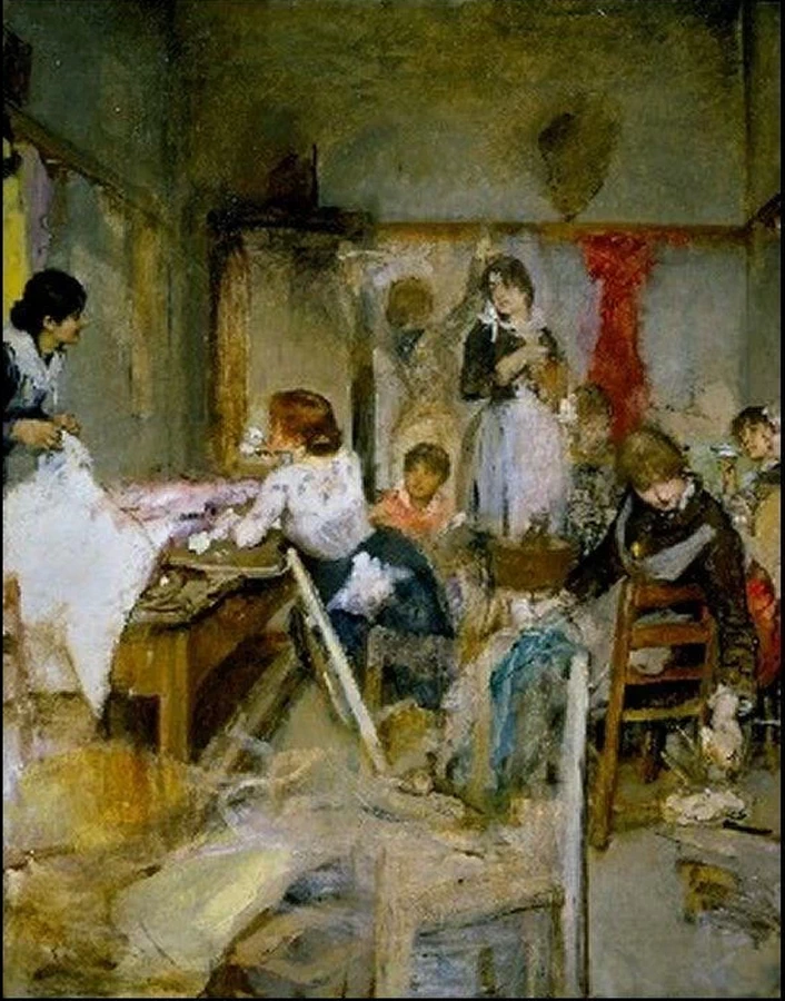  148-Ettore Tito-Le sartine 